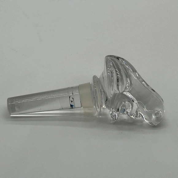Towle 24% Lead Austrian Crystal Wine Bottle Stopper Made In Austria Frog - Picture 4 of 5